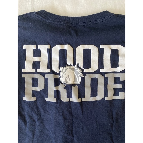 Hood College Youth Medium 8 Blue Champion Long Sleeve T-Shirt Pride Maryland - Picture 4 of 9
